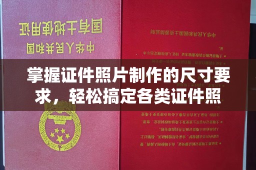 淮滨掌握证件照片制作的尺寸要求，轻松搞定各类证件照