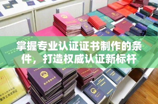 淮滨掌握专业认证证书制作的条件，打造权威认证新标杆