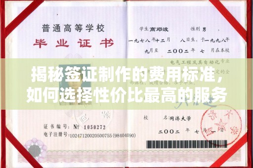 淮滨揭秘签证制作的费用标准，如何选择性价比最高的服务？