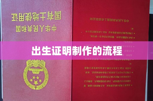 淮滨出生证明制作的流程